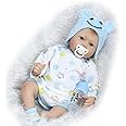 iCradle Reborn Baby Dolls 22 inch Newborn Baby Dolls Handmade Reborn Boy Dolls Vinyl Christmas Birthday Gift