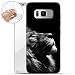 Produktbild Finoo | geeigent für Samsung Galaxy S8 Plus Weiche Flexible Silikon-Handy-Hülle | Transparente TPU Cover Schale mit Motiv | Tasche Case Etui mit Ultra Slim Rundum-Schutz | Löwe V2