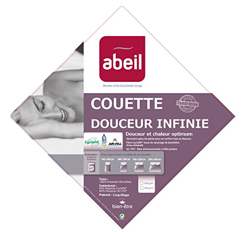 confronta il prezzo Abeil Piumone matrimoniale leggero in poliestere 220 x 240 cm miglior prezzo