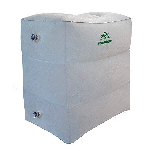 Preisvergleich Produktbild FengNiao Aufblasbares Fußstütze Flugzeug Reisekissen Höhenverstellbares Beinkissen für Camping Auto Zug Outdoor Aktivitäten
