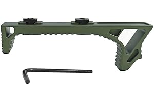 APLUSGEAR 4 Colours Aluminium Linkage Curved Angled Foregrip for M-Lok Compatible Handguard Systems