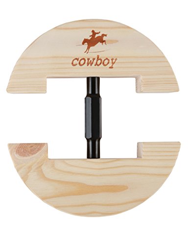 Cowboy® Bunt verstellbar Mütze Heavy Duty Keilrahmen Kleine Größe 6 1/5,1 cm bis 9 1/5,1 cm Größe 7 1/5,1 cm zu 10 5/20,3 cm, holz, schwarz, L