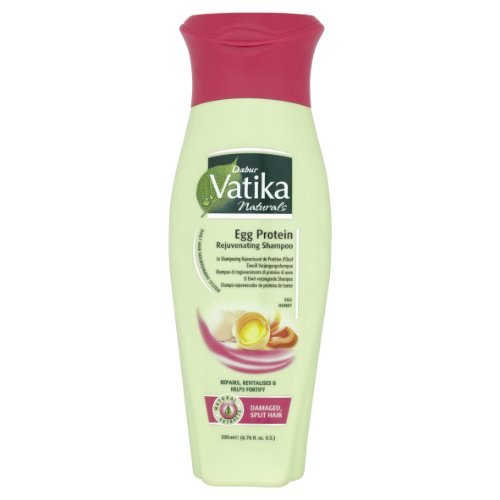 Vatika Naturals Egg Protein Rejuvenating Shampoo For Damaged/ Split Hair 200 ml