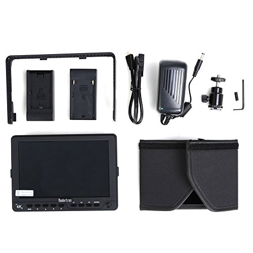 Koolertron 7 Pouces 4K Moniteur de Contr  le   cran Vid  o HDMI IPS 1920x1200 HD LCD Num  rique Ultra Mince  R  tro-  clairage LED  Large Angle de Vue pour Canon Nikon Sony DSLR Appareil photo Reflex Cam  scope