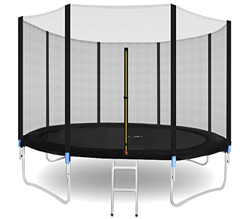 Trampolin 305cm Gartentrampolin Komplettset Sicherheitsnetz Leiter TÜV GS #3251