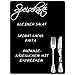 Produktbild Wandkings Wandtattoo "Speisekarte Tafel" aus Tafelfolie 40 x 53 cm, schwarz, selbstklebend