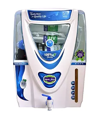 AQUAULTRA A1024 14 stage Purification 15 Liter RO + UV + UF + MINERAL + TDS Controller Water Purifier Filter For Home Office