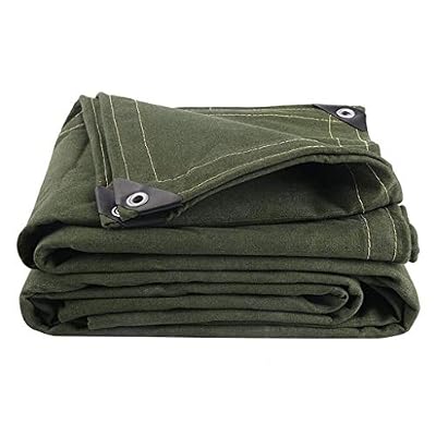 MSF Bâches Coton extérieur épaissie Vieille Toile crème Solaire crème Solaire résistant à l'usure en Tissu Anti-Pluie Camion Bâche Tissu Usine Industriel de la Mine Toile 500g / M2 (Size : 2 * 3m)