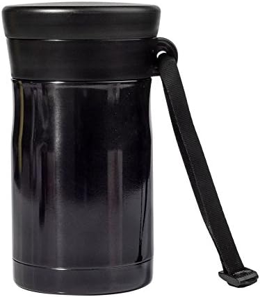 XTLSTORE 500ML Insulated Stainless Steel Food Jar Vacuum Flask Wide Mouth Lunch Container with Folding Spoon
