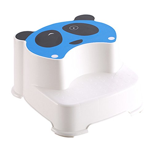 GWELL Toddler's Lovely Non Slip Sturdy Up Step Stool Blue