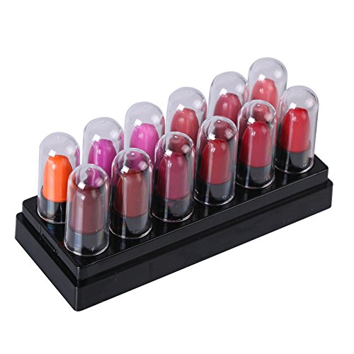 ROPALIA 12 Farben Mini Lippenstift Set Wasserdicht Langlebig Lippenstift Reise Set