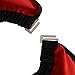 MagiDeal Salon Hair Cutting Cape Hairdressing Gown with Viewing Window - Red
