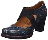 Material de la suela: Goma Art Fantasy, Zapatos de tacón con Punta Cerrada para Mujer, Splash, 38 EU