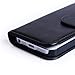 Produktbild Cloudseller iPhone5 & 5s Premium PU Schutzhülle mit Kreditkartenfach (Schwarz)