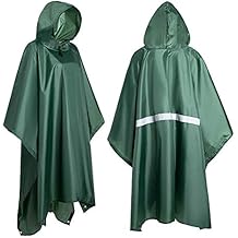 Mantella Antipioggia Ferrino Trekker - Unisex, Nylon Ripstop, Impermeabile 2000mm, Coprizaino, Made In Italy - Foto 5