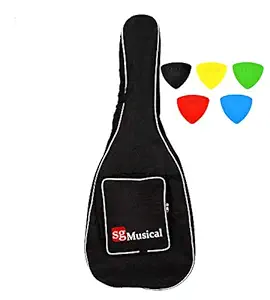 SG Musical - Acoustic Guitar Bag Acoustic Guitar Cover Water Proof Soft Material Black