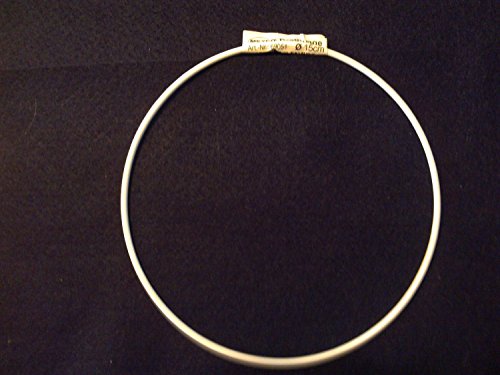 bastelkoerble® Drahtring weiss beschichtet für Traumfänger - 3 Stück - 20cm.