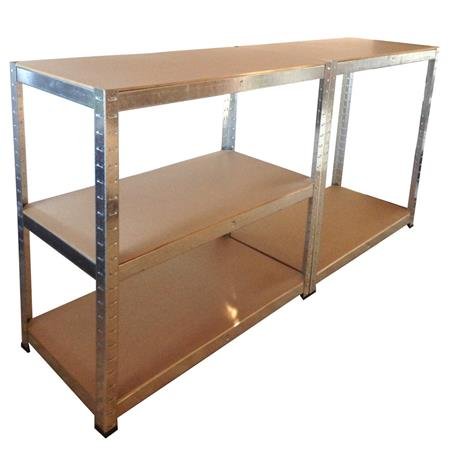 Steckregal 180x90x60cm + kostenloser Versand / 875 kg 5 Böden Schwerlast-Regal Lagerregal Werkstattregal - 3