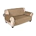 Produktbild Newmeil Sofaschoner Sofabezug 2 Sitzer Wasserdicht Anti-Rutsch Schwarz/Grau/Koffee (Beige) …