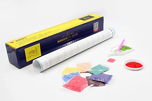 OLY 5D Runde Drill Blue Dolphin Diy Diamant Malerei Pfingstrose Blumen Needlework voller Diamant Stickerei Malerei - 6