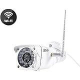 YKS 200W WIFI Camera, Outdoor IP66 Water-Resistant Wireless Security Surveillance (Easy Setup, 1.0 Megapixel 720P HD, Motion Detection, Email Alert, Remote View Via Smart Phone/Tablet/Windows PC) (200W Wifi)