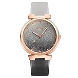 Frauen Farbverlauf Uhr LSAltd Frauen Casual Quarz Lederband Arm Uhrenarmband Analog Armbanduhr Bandwear
