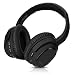 Produktbild kwmobile Active Noise Cancelling Kopfhörer - Eingebauter Akku Flugzeugadapter 3.5mm Klinkenkabel Mikrofon - ANC Bluetooth Over Ear Headphones schwarz
