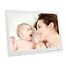 Produktbild Garsent Digital Bildrahmen, 15 Zoll 1280 x 800 Hohe Auflösung Fotorahmen mit Bewegungssensor/Foto/ Musik/Video Player Kalender Alarm Funktions, Ultra Slim Design mit Fernbedienung(Weiß)