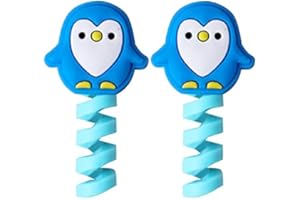 Frotox 2 PCS Protege Cable Mignons Attaque De Câble Chargeur Cord Saver Protecteur De Câble De Chargement USB Compatible avec -IPhone/Android