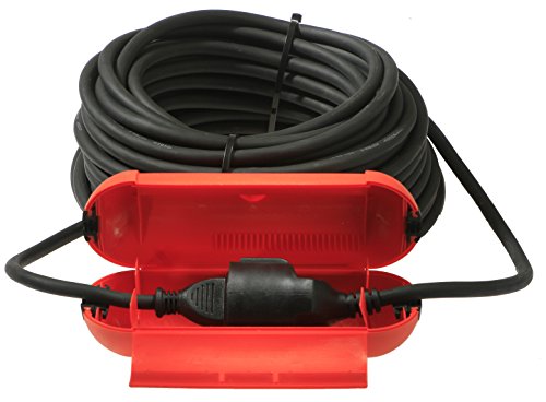 as – Schwabe 19603 Stromversorgung Garten-Set mit Zeitschaltuhr, Verlängerungskabel, Sicherheitsbox und Gartensteckdose mit Erdspieß – Gartenbeleuchtung - 5