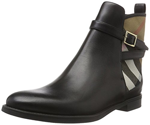 Preisvergleich Produktbild Burberry Damen Richardson Vegetal Stiefelette, Schwarz, 39 EU