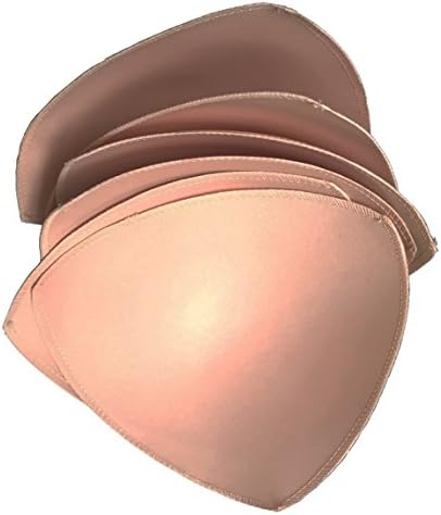 3 pairs Large Bikini inserts swimsuit padding push up (Beige)