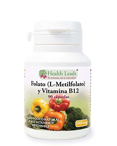 Folato 500mcg y Vitamina B12 500mcg x 90 Cápsulas