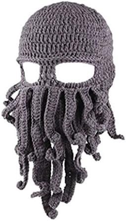 MISITE Octopus Hat Warm Hat Warm, Cool, Funny, Gifts, Skiing Outdoors The Best Choice (Gray)