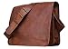 Produktbild [leather art & craft] Leder Messenger Bag 15 "Leder volle Klappe Laptop Tasche Eco freundliche Ledertasche