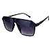 Produktbild ELENXS Kleidung Accessoires Coole Große Sun Glasses große Linse klassische Art UV400 Schutz-Paar-Geliebt-Geschenke Black mit Spurhaltungs-