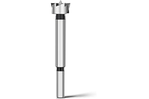 MOXPIFY Broca Forstner de 19 mm para madera, diámetro de 19 mm, longitud 90 mm con mango redondo de 8 mm