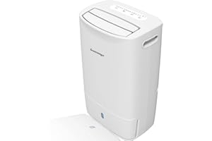 Greenmigo Déshumidificateur d’air Desséchant Portable 8L(DDM-8L) pour Basses Températures,Affichage Numérique,Évacuation Continue,Minuterie,Filtre Antibactérien,Contre l'humidité Garage,Cave,Maison
