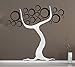Produktbild 43SabrinaGill Art Wand Baum Aufkleber groß mit Kreisen Aufkleber Schwerlaststuhl Baum Wand Aufkleber Vinyl Aufkleber für Zimmer Decor