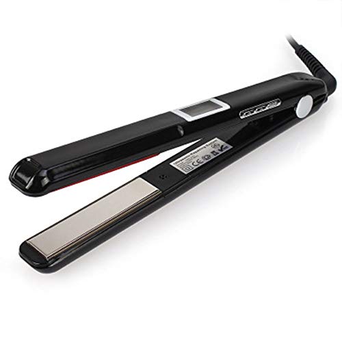 Hair Straightener Infrared Ultrasonic Hair Care Device Does Not Hurt Hair LCD Curler Electric Splint Black