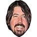 Produktbild Dave Grohl Maske aus Pappe