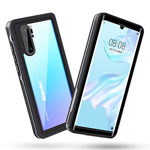 Mishcdea Funda Huawei P30 Pro, Impermeable a Prueba de Golpes, a Prueba de Polvo, de Cuerpo Completo, Estuche Protector, Solo para Huawei P30 Pro (Black)