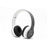 BfsTeckt Wireless Bluetooth Headphones with Deep Bass Sound, Foldable Design & Comfortable Cushioned Earpads for Music, Calls