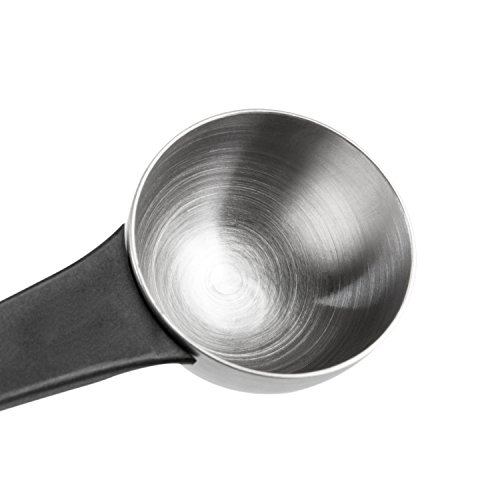 Wenco 512206 Kaffeemesslöffel, Edelstahl, silber / schwarz, 15 x 4.5 x 2.5 cm - 4