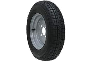 PARNELLS Un rimorchio da 10 "pollici e pneumatico 145R10 radiale 430kgs 84 / 82N 4 prigioni 100mm PCD