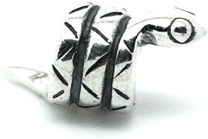 Snake - Serpent - Animal - 925 Sterling Silver Charm Bead - European Style