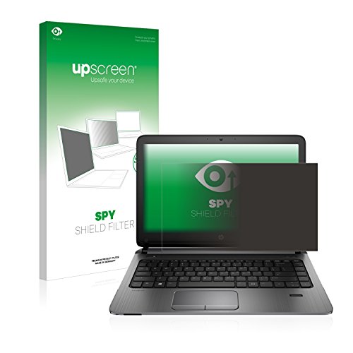upscreen Spy Shield Filter Blickschutzfilter HP ProBook 430 G2 - Blickschutz, Sichtschutz, Kratzfest, Blendschutz, Made in Germany