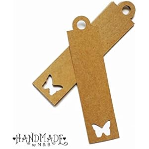 25 Geschenkanhänger Papieranhänger Tags Etiketten Schmetterling