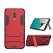 Produktbild LAGUI Hülle Geeignet für OnePlus 6T, Stylisch Trend Handyhülle Mit Standfunktion, Rugged TPU/PC Hybrid Schutzhülle, Anti-Scratch, Shockproof Schale, rot