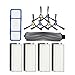Produktbild Sansee Zubehör Ersatzteil Set (12-teilig) für Ilife A7 A9s Saugroboter Roboter-Staubsaugerteile, 1 Hauptbürste + 6 Seitenbürste+ 4 Filter + 1 Primärfilter, für Ilife